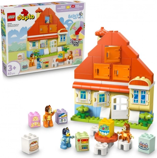 Lego duplo Bluey obiteljska kuća s memorijskom igrom