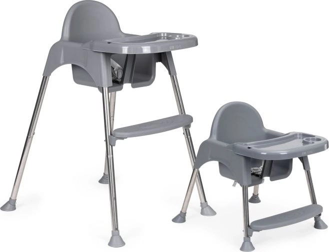 ECOTOYS Dječja Stolica 2u1 siva