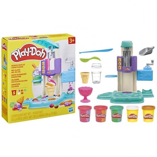 Play-doh zakrivljena sladoledarnica