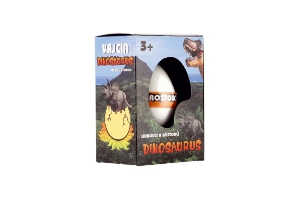 Izleženo jaje i rastući dinosaur 6cm u kutiji