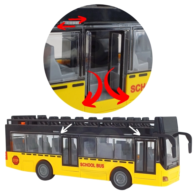 Autobus WOOPIE s svjetlima i vratima koja se otvaraju