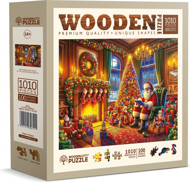 Drvene puzzle Čarolija Badnje večeri 1010 dijelova