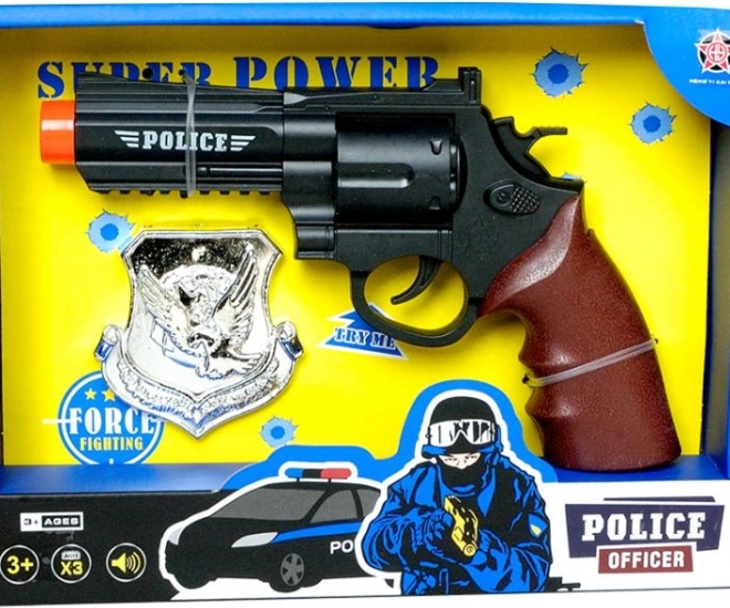 Policijski pištolj s bedžom PLEJO