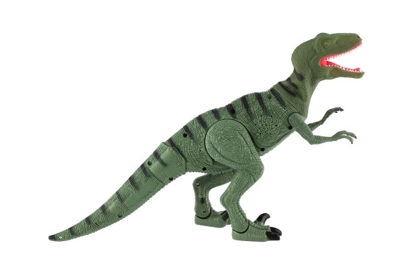 Hodajući IC Velociraptor plastika 50cm na baterije sa zvukom i svjetlom u kutiji 53x32,5x12cm
