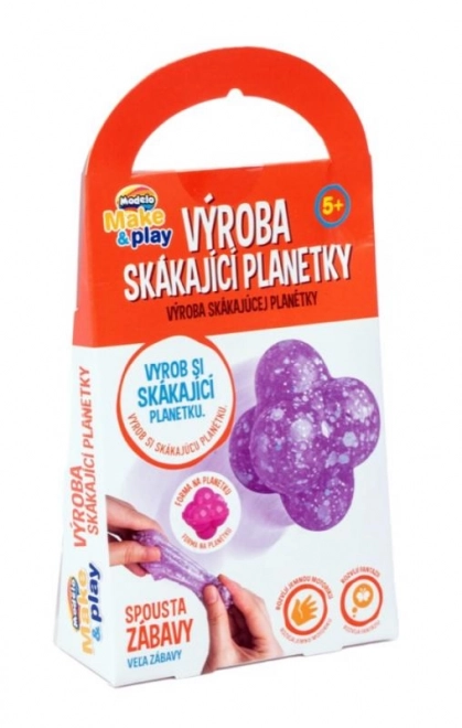 Izrada skakutave loptice ljubičaste