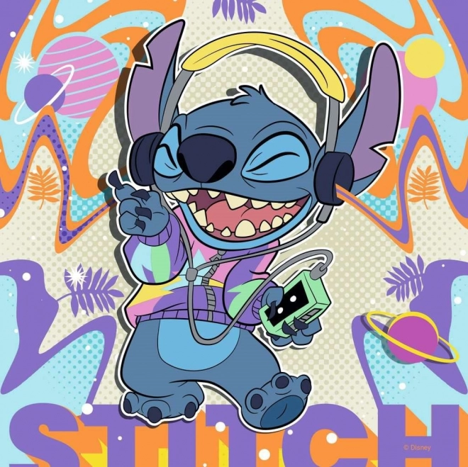 Puzzle 3x49 komada Stitch