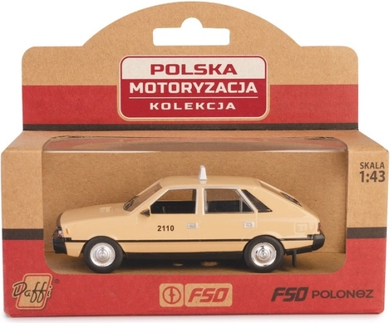 model vozila fso polonez taxi 1:43 bež