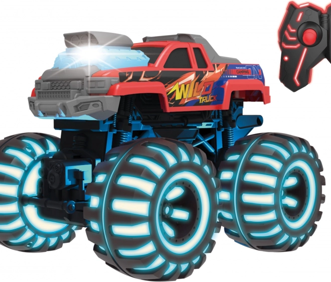 Auto Wild Truck RC sa svjetlećim kotačima 26,5 cm
