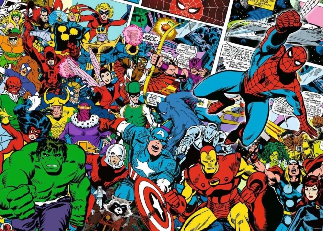 Puzzle 1000 dijelova Challenge Marvel
