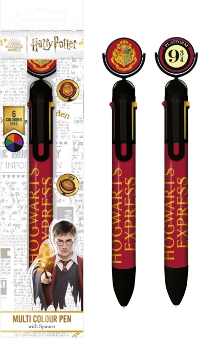 Olovka s motivom perona 9 i 3/4 HARRY POTTER, 6-bojna