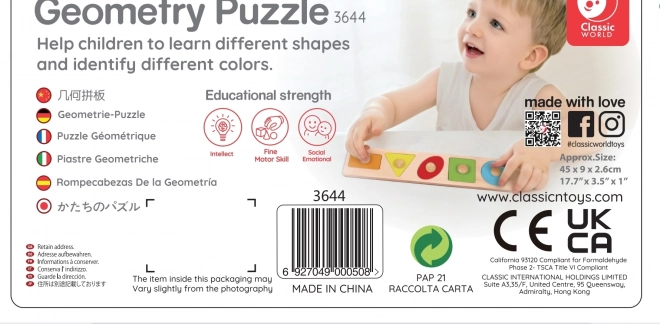 Montessori slagalica Classic World