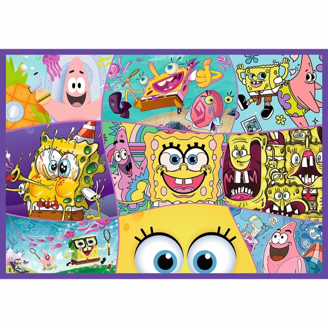 Puzzle 4x250 Ludi svijet Spužva Boba