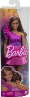 Barbie Fashionistas – modna lutka u ružičastoj haljini s volanom