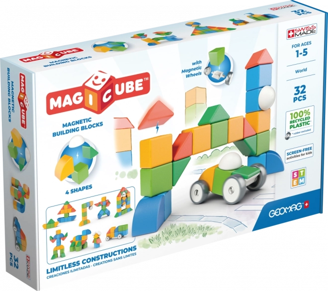 GEOMAG Magnetne kocke Magicube Shapes - Svijet 32 dijela