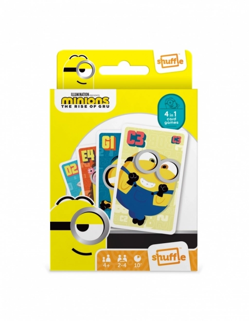 Kartaška igra Shuffle Fun 4 u 1 Minions: Uvod Gru