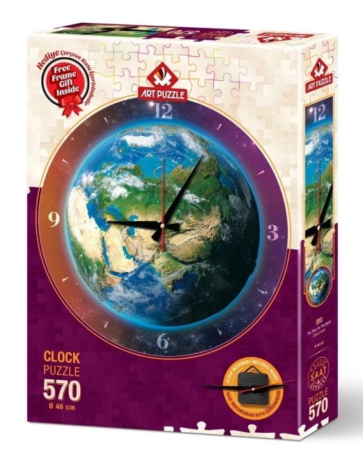 ART PUZZLE Sat puzzle Svijet 570 dijelova (uključujući okvir)