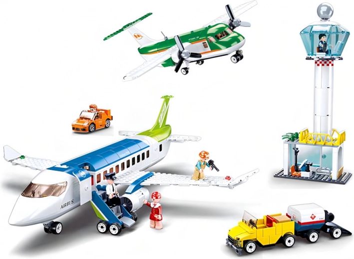 Dva zrakoplova i realistična zračna luka