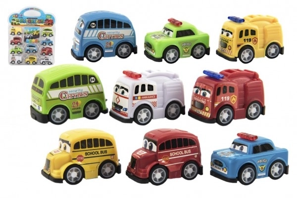 Set plastičnih autića mini - 10 komada