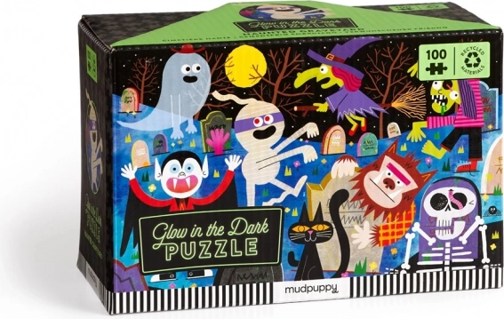 Mudpuppy puzzle Strašni dvorac koji svijetli u mraku