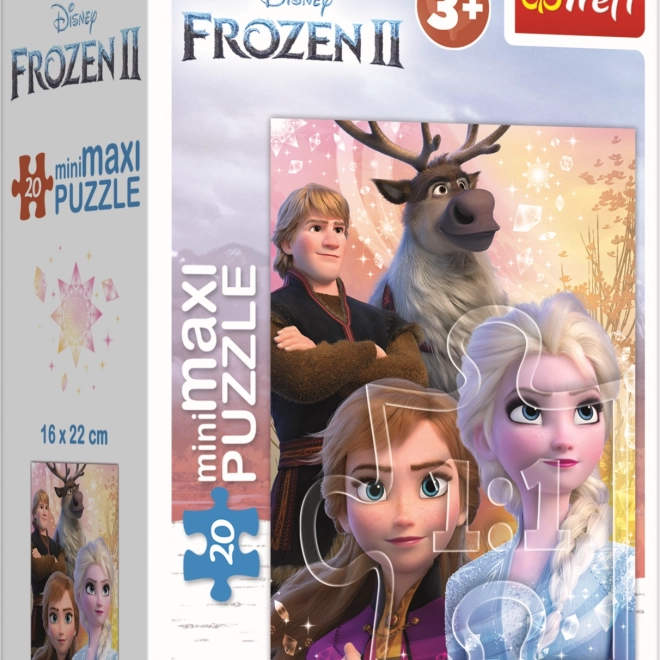 Trefl puzzle Snježno kraljevstvo 2 prijateljstvo 20 dijelova