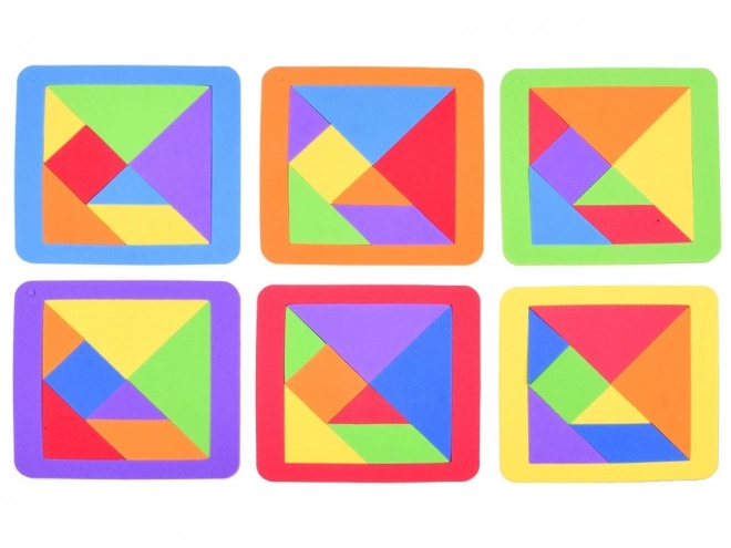 Šarena logička slagalica Tangram od meke pjene