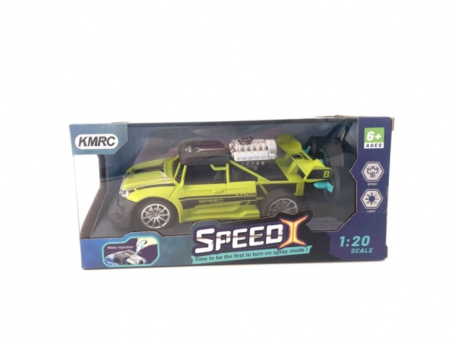 RC auto 1:20 s efektom dima crvene