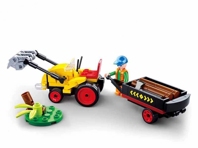Sluban Grad Farma Traktor s prikolicom