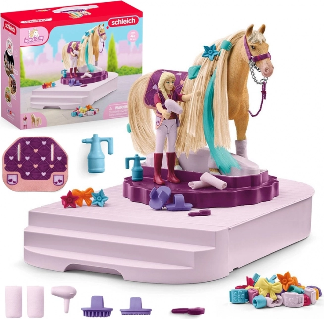 Rotirajuća stanica za njegu konja Schleich Horse Club Sofia's Beauties
