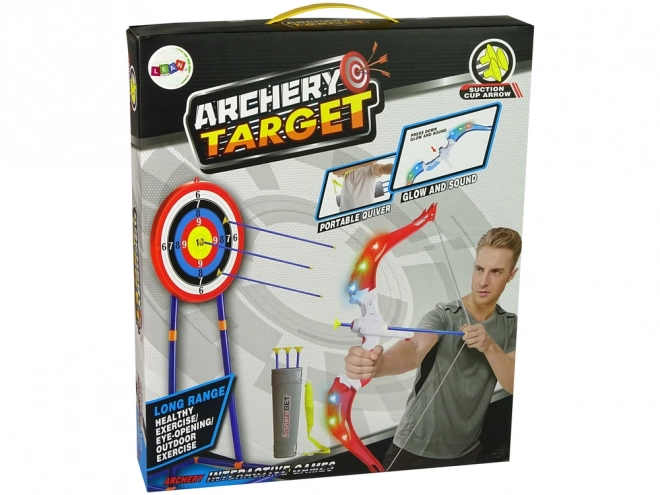 Streličarski set Luk Štit na postolju 134 cm Toulac Pištolj