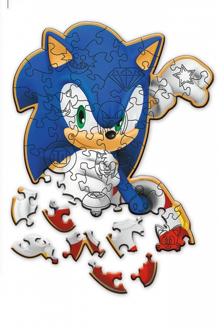 Drvene puzzle Sonic 50 komada