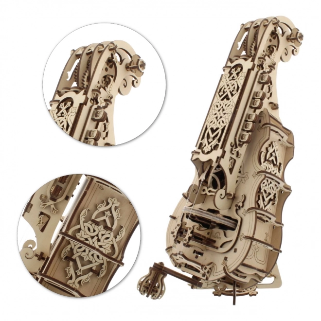 Ugears 3D drveni mehanički puzzle Hurdy-Gurdy