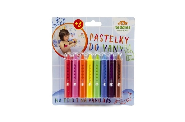 Pastelne bojice za kupanje 8 boja