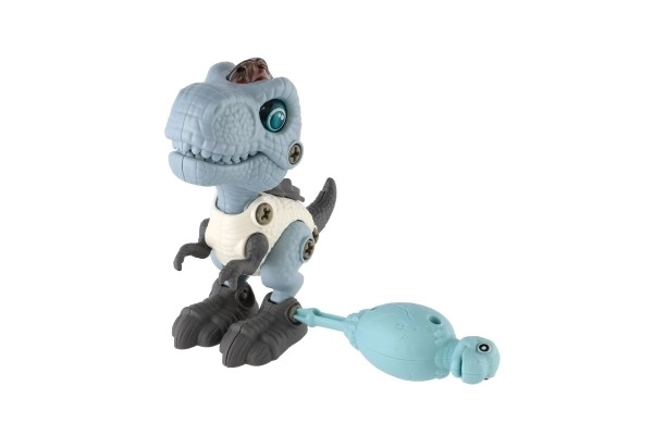 Dinosaurus vijčani plastični 12 cm s odvijačem na baterije s svjetlom i zvukom u kutiji 15x16x7 cm