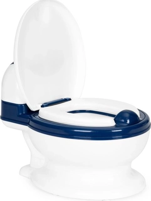 ECOTOYS Noćnik - Dječji WC - bijela,plava