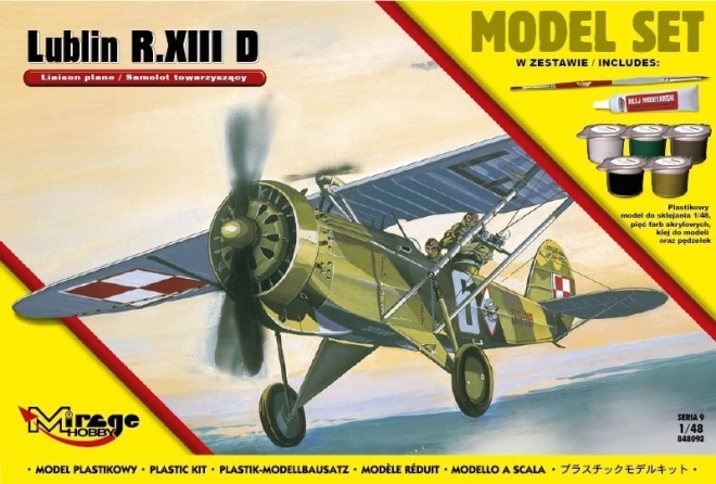 Plastična maketa LUBLIN R.XIII D 1:48, poljski pratiteljski zrakoplov