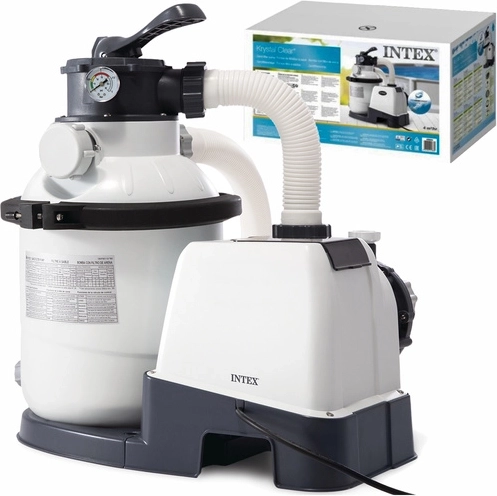 Pješčana filtracija za bazen 5700 l/h s tehnologijom Hydro Aeration INTEX