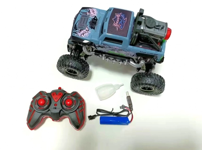 RC auto Rock Shark zelene