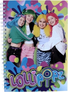 Bilježnica A5 Lollipopz sa spiralnim uvezom