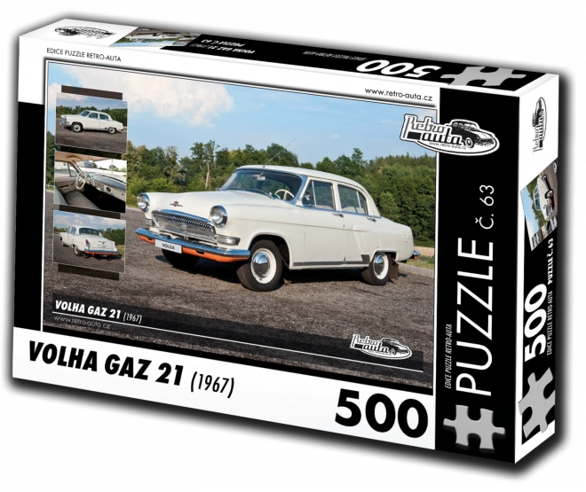 Puzzle Retro Automobili Volga GAZ 21 (500 dijelova)