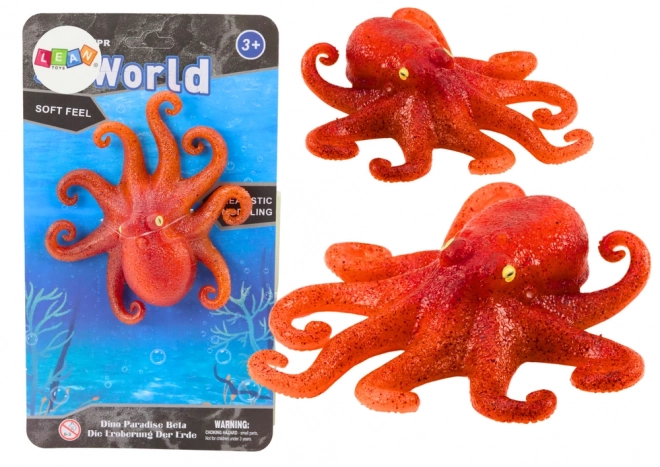 Sea World Narančasta gumena figura hobotnice