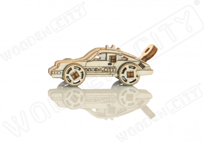 Drveni 3D puzzle mini set sportskih automobila