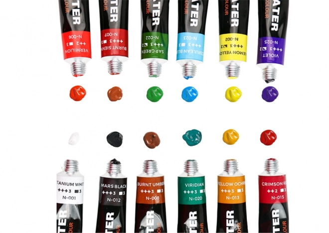 Set akrilnih boja u tubi 24 boje