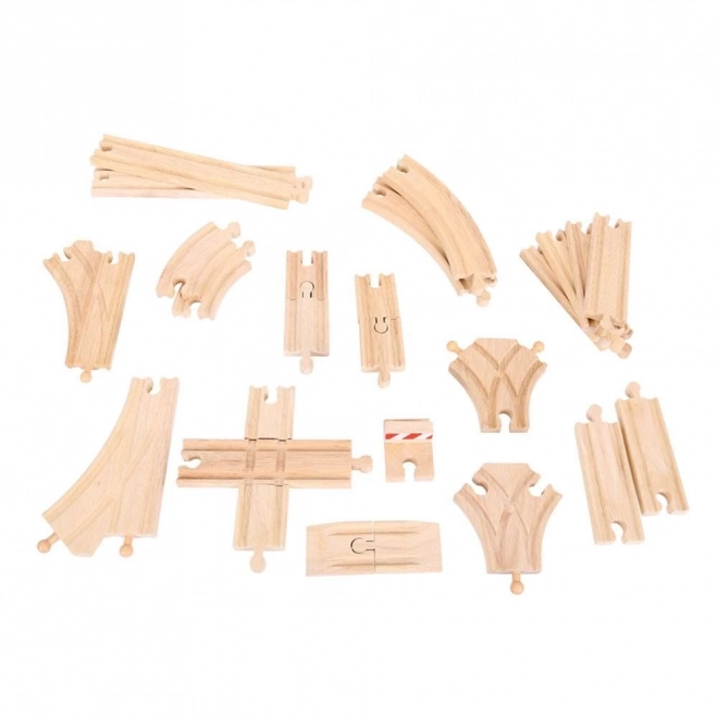 Bigjigs Rail Drvene pruge set 25 dijelova