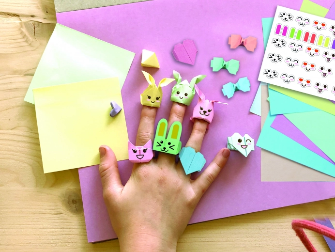 Origami kreativni set Kawaii nakit životinjice