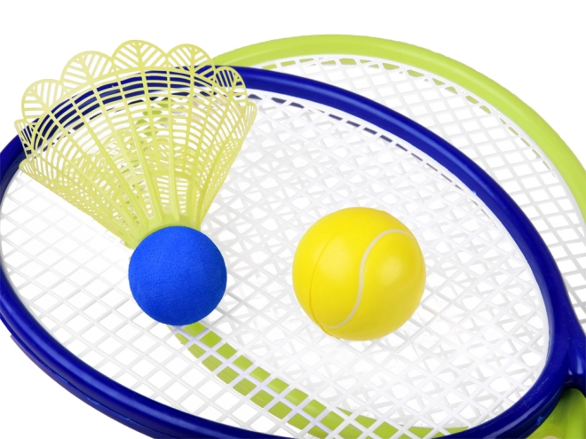 Zabava 2 u 1: tenis i badminton