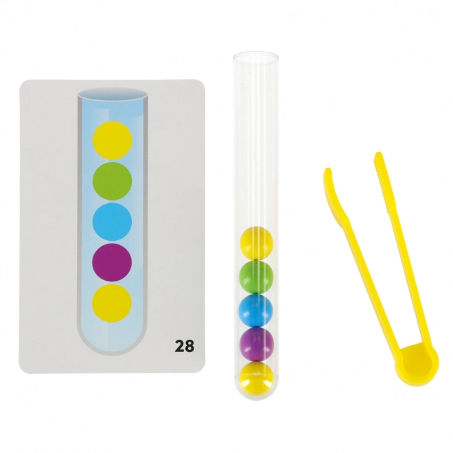 Obrazovna slagalica - šarene montessori kuglice