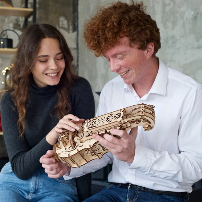 Ugears 3D drveni mehanički puzzle Hurdy-Gurdy