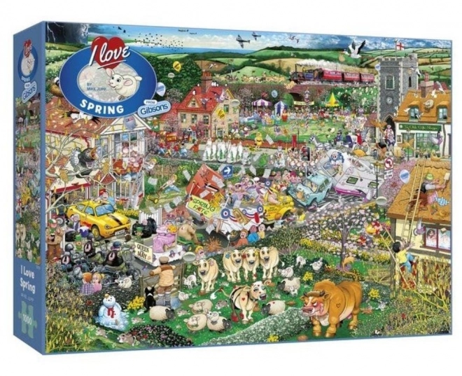 Puzzle Volim proljeće 1000 dijelova
