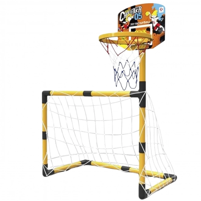 Woopie sportski set 2u1 košarka i nogometni gol