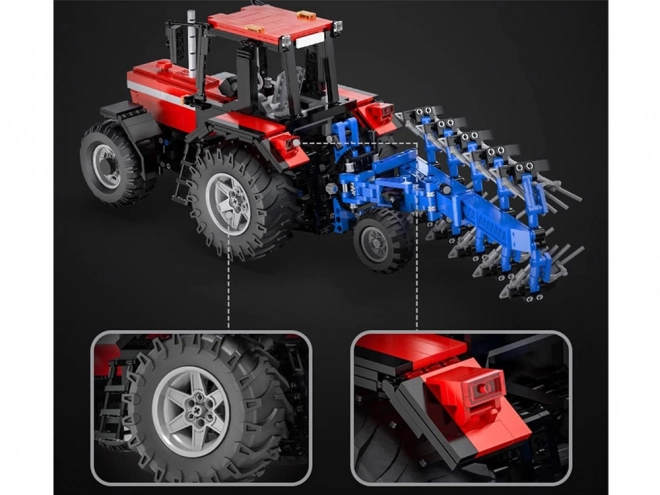 Veliki set blokova 1675-ele 1:17 Traktor + plug na daljinsko upravljanje ZA5251